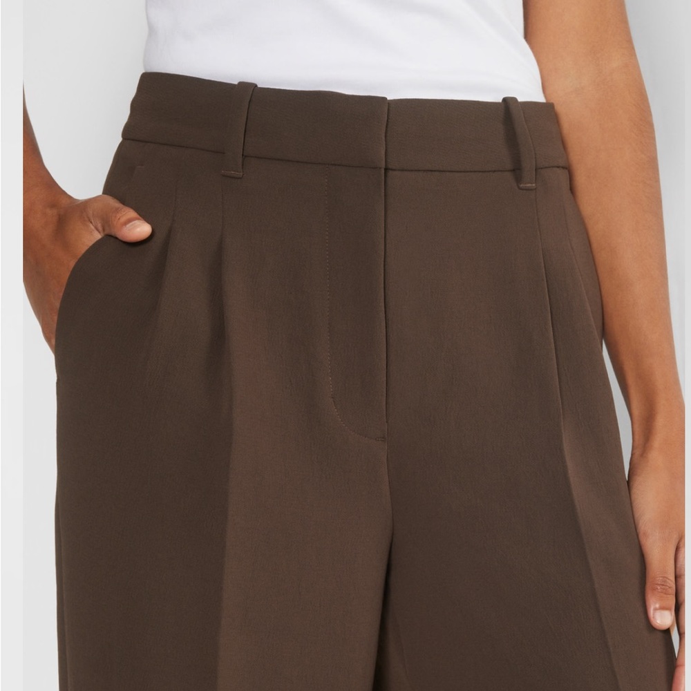 Aritzia The Effortless Pant™ - Crepette™ Mocha Brown sz 6